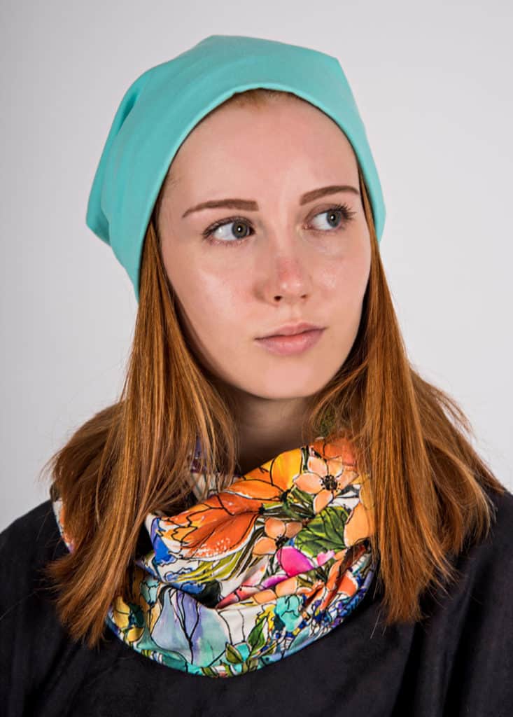 Abschirm-Beanie Cyril minttürkis