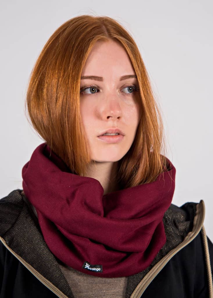 Abschirm-Snood Logan Bordeaux