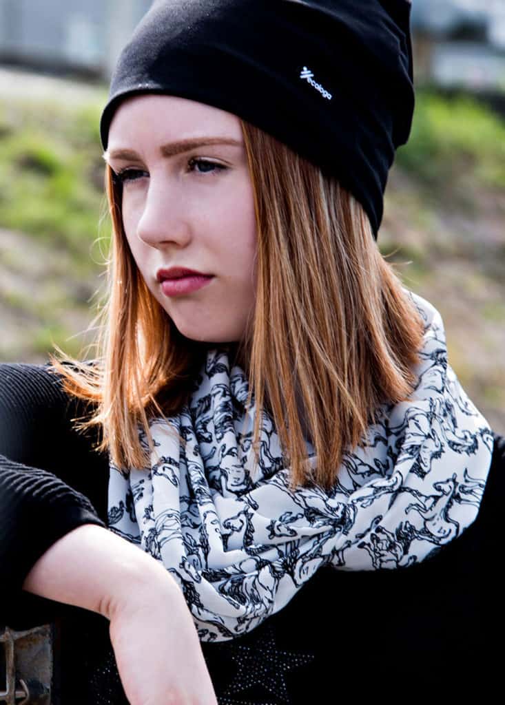 Loopschal Zonya mit Pferde Print