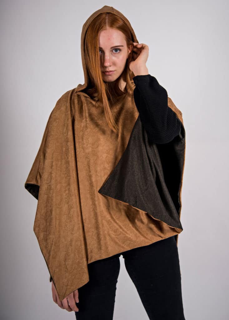 Kapuzen Poncho