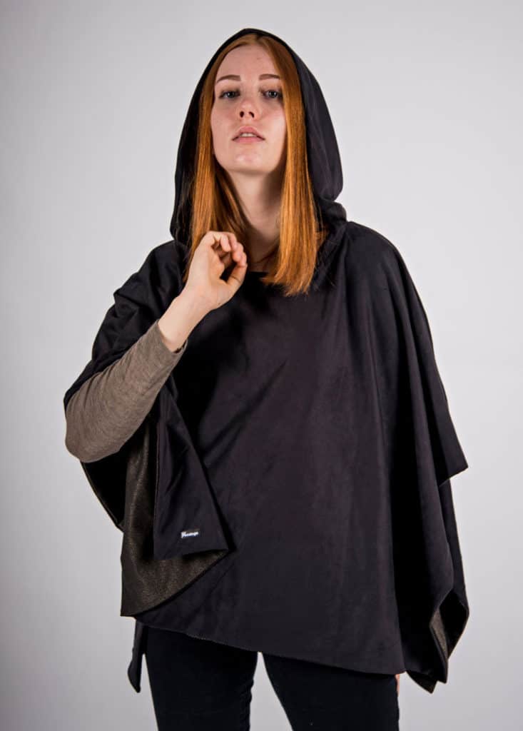 Kapuzen Poncho
